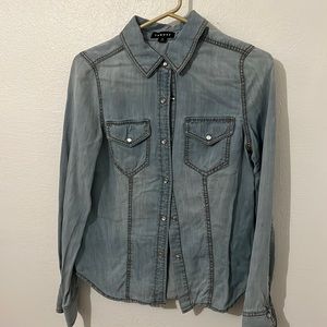 Trouvé Chambray Denim Shirt